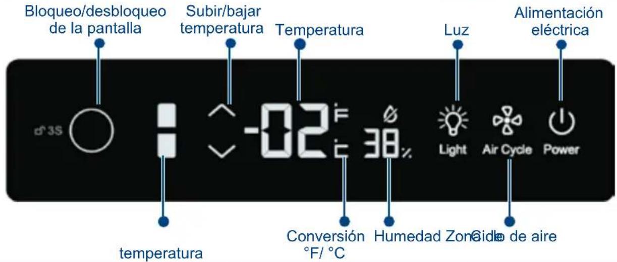 HAIER WS136GDBI - Panel de control - 1