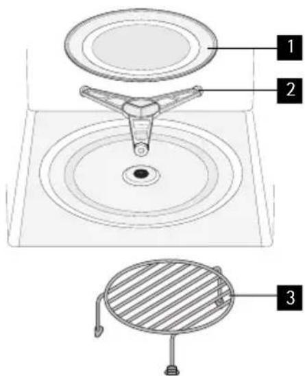 AEG MCD1763EM - VUE D'ENSEMBLE DE L'APPAREIL Four micro-ondes et accessoires - 3