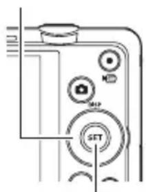 CASIO Exilim EXZS12 - Utilisez [▲] et [▼] pour sélectionner l'élément souhaité sur le panneau PLAY, puis appuyez sur [SET]. - 1