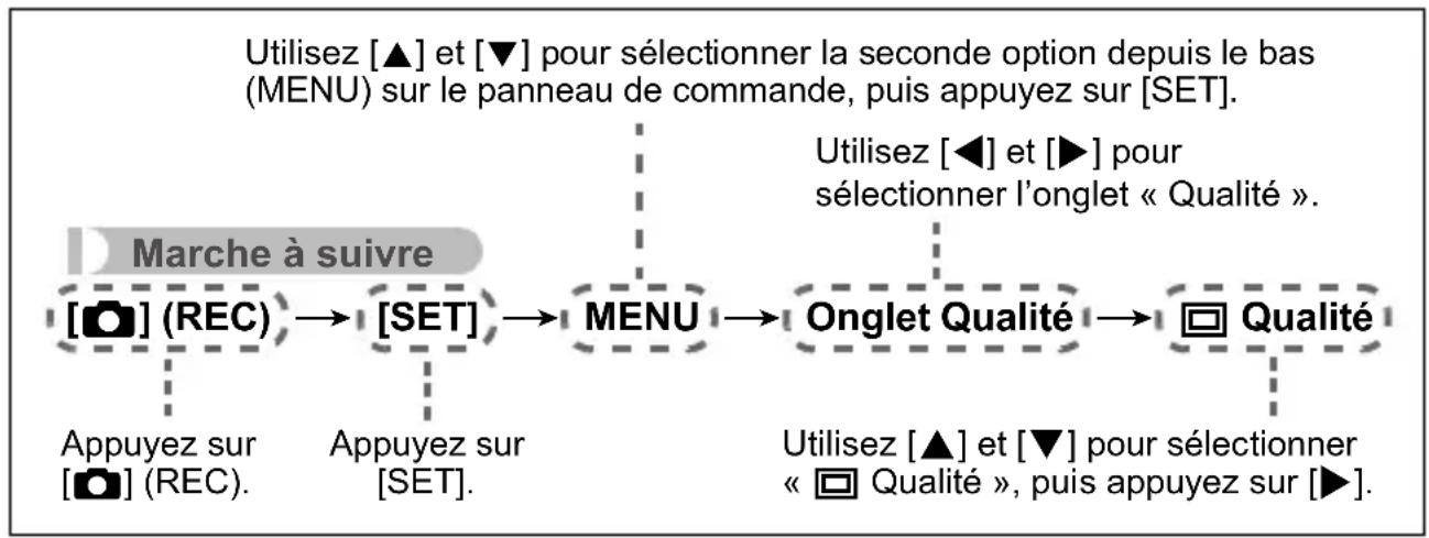 CASIO Exilim EXZS12 - ■ Description du fonctionnement du menu REC dans ce manuel - 1