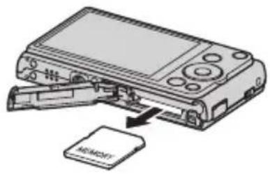 CASIO Exilim EXZS12 - Pour remplacer une carte mémoire - 1