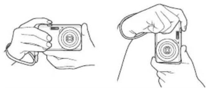 CASIO Exilim EXZS12 - Prise en main correcte de l'appareil photo - 1
