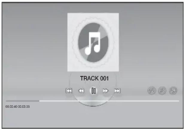 SAMSUNG HTH7500WM - Tasti del telecomando utilizzati per la riproduzione musicale - 3