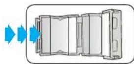 SAMSUNG WAM551 - Enroulement du cable d'alimentation autour du noyau torique en ferrite - 2