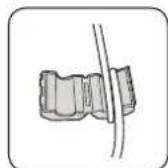 SAMSUNG WAM551 - Enroulement du cable d'alimentation autour du noyau torique en ferrite - 3