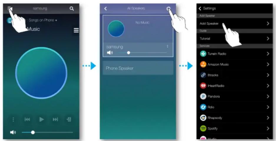 SAMSUNG WAM551 - Ajouter des enceintes supplémentaires - 1