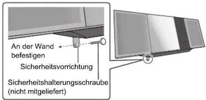 PANASONIC SCHC49DB - Bringen Sie das Seil zur Sturzprüvention (nicht mitgeliefert) an thisem Gerät an. - 6