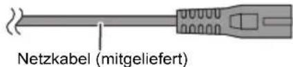 PANASONIC SCHC49DB - Das Netzkabel anschliessen, nach dem alle anderen Anschlusses hergestellt wurden. - 2