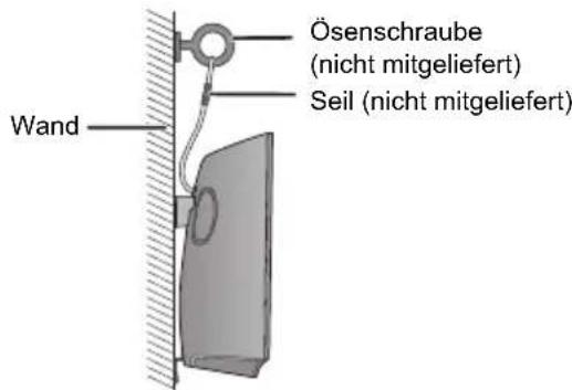 PANASONIC SCHC49DB - Bringen Sie das Seil zur Sturzprüvention (nicht mitgeliefert) an thisem Gerät an. - 7
