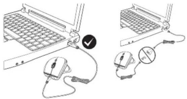 LOGITECH MX800 - Ładowanie myszy - 1
