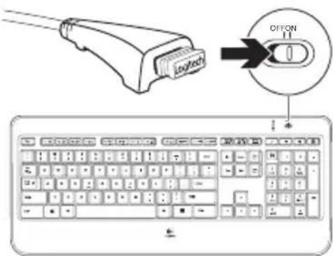 LOGITECH MX800 - Klávesnice nefunguje? - 1
