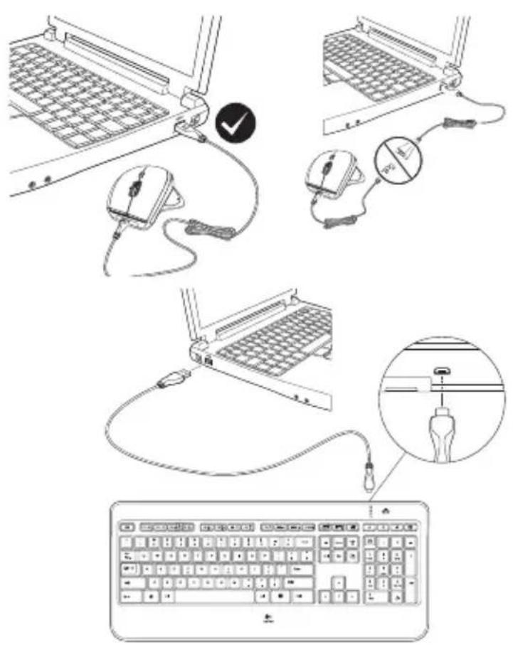 LOGITECH MX800 - Klavye şarj ediliyor - 1