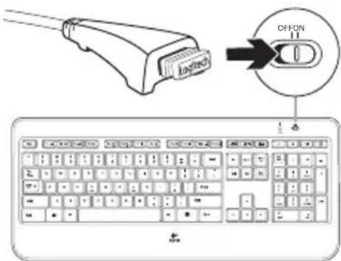 LOGITECH MX800 - Werkt het toetsenbord niet? - 1
