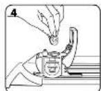 FELLOWES Electron A3180 - CHANGER LA BATTERIE DU GUIDE DEL ELECTRON SAFECUT - 4