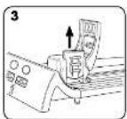 FELLOWES Electron A3180 - CHANGEMENT DE CARTOUCHE SAFECUT - 3