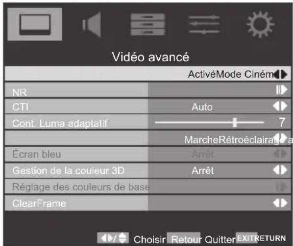 TOSHIBA 42SL738 - Réglage des couleurs de base - 1