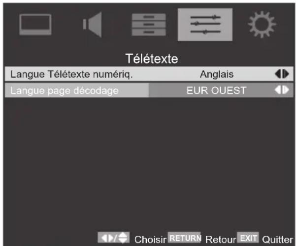 TOSHIBA 42SL738 - Régler la langue - 4