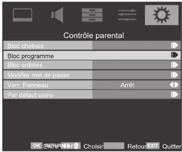 TOSHIBA 42SL738 - Bloc programme - 1