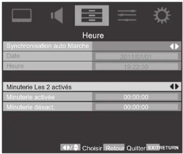 TOSHIBA 42SL738 - Heure - 3