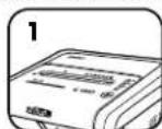 FELLOWES Powershred 225i - NAR MASKINEN ER I SLEEP MODE - 1