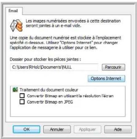 XEROX DocuMate 4760 VRS Pro - Propriétés de messagerie électronique - 1