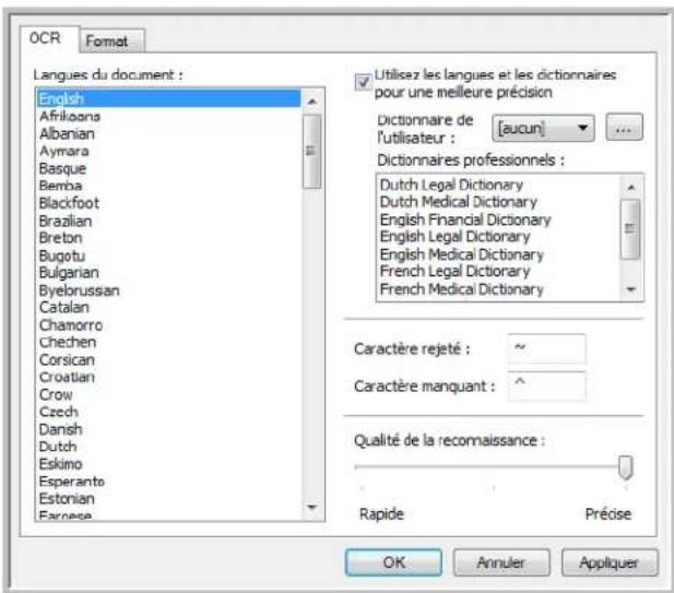 XEROX DocuMate 4760 VRS Pro - Onglet ROC - 1