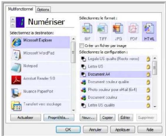 XEROX DocuMate 4760 VRS Pro - Création d'une page Web HTML à partir de documents numérisés - 1