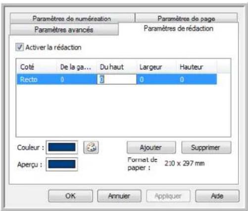 XEROX DocuMate 4760 VRS Pro - Onglet Paramètres de rédaction - 3