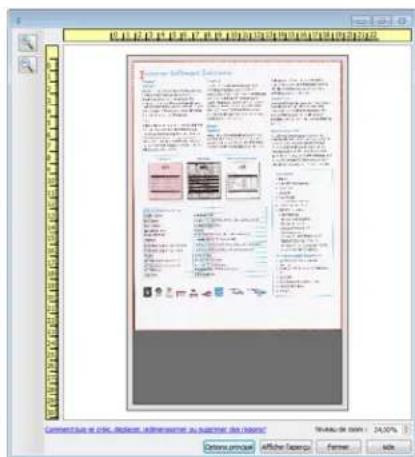 XEROX DocuMate 4760 VRS Pro - Pour utiliser la fenêtre d'aperçu : - 1