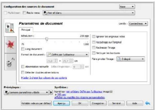 XEROX DocuMate 4760 VRS Pro - Régions de numérisation - 1