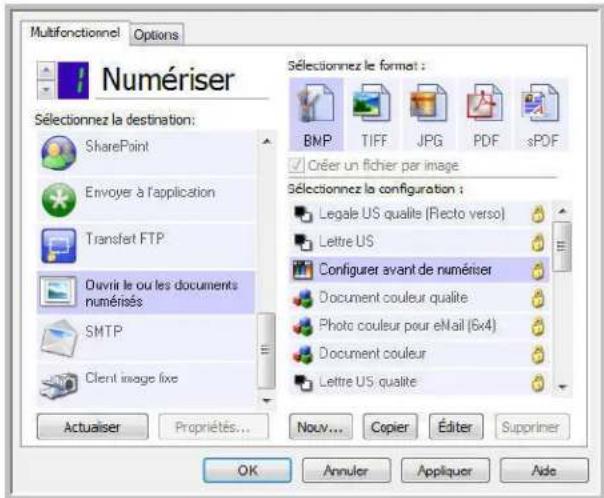 XEROX DocuMate 4760 VRS Pro - Configurer avant de numériser - 1