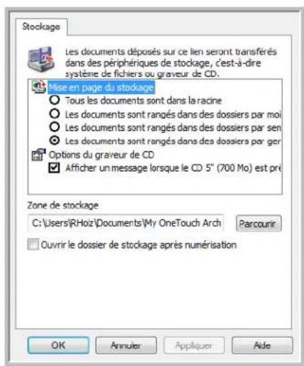 XEROX DocuMate 4760 VRS Pro - Définition de dossier et d'options à partir de OneTouch - 2