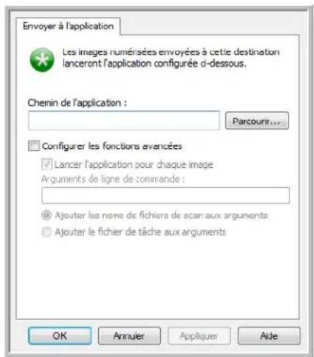 XEROX DocuMate 4760 VRS Pro - Envoyer à l'application - 2