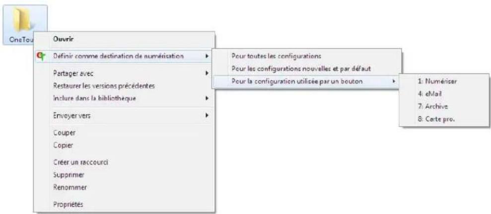 XEROX DocuMate 4760 VRS Pro - Définition du dossier à partir de Windows - 1