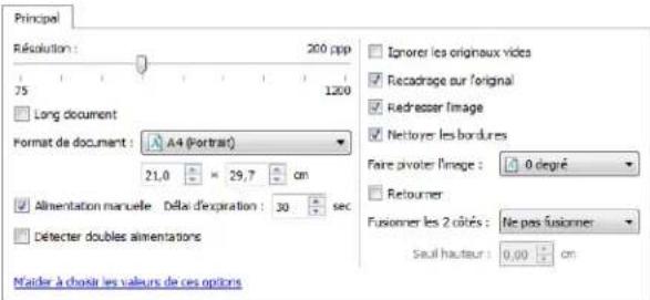 XEROX DocuMate 4760 VRS Pro - Paramètres de document - 2