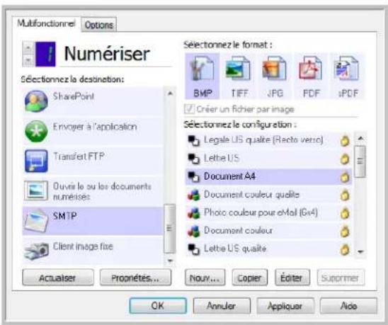 XEROX DocuMate 4760 VRS Pro - Visualiseur du journal du lien SMTP - 3