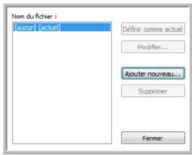 XEROX DocuMate 4760 VRS Pro - Pour créer un dictionnaire personnel : - 1