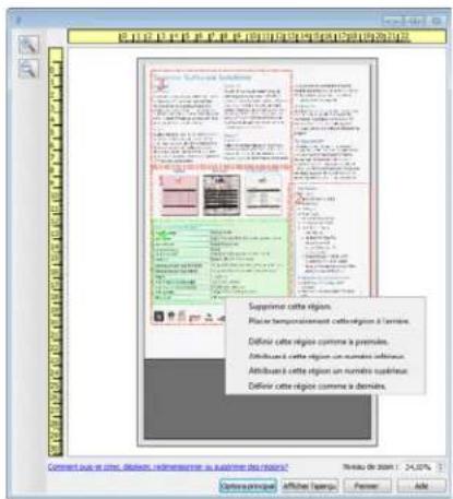 XEROX DocuMate 4760 VRS Pro - Déplacer, redimensionner ou supprimer des régions - 3