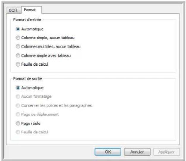 XEROX DocuMate 4760 VRS Pro - Onglet Format - 1