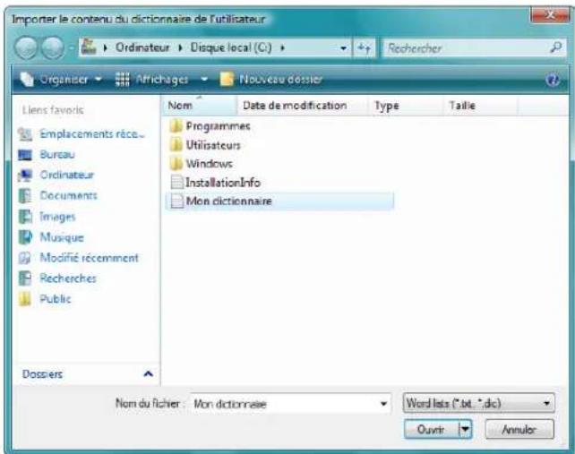 XEROX DocuMate 4760 VRS Pro - Pour modifier un dictionnaire de l'utilisateur : - 2