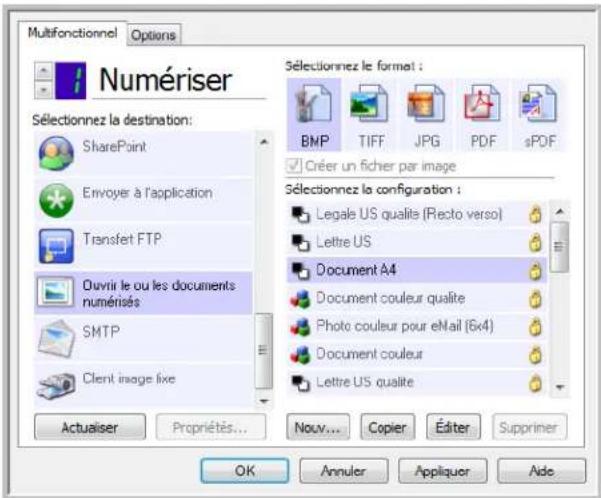 XEROX DocuMate 4760 VRS Pro - Ouvrir le ou les documents numérisés - 1