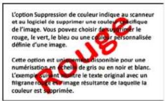 XEROX DocuMate 4760 VRS Pro - Suppression de couleur - 2