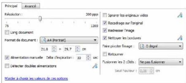 XEROX DocuMate 4760 VRS Pro - Paramètres de document - 3
