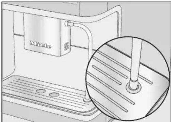 MIELE CM 6100 - Rincer le conduit de lait - 1