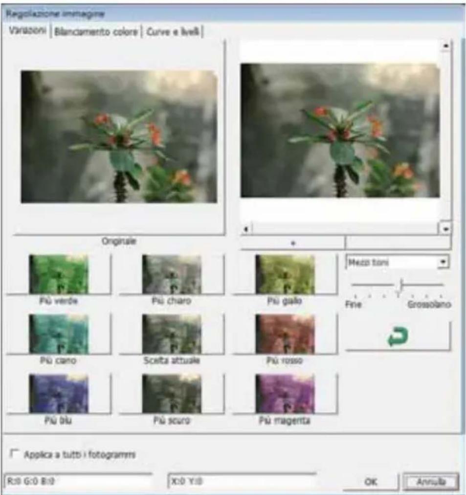 Reflecta ProScan 10T - Comandi del menu - Image Adjustment (Regolazione imagine) - 2