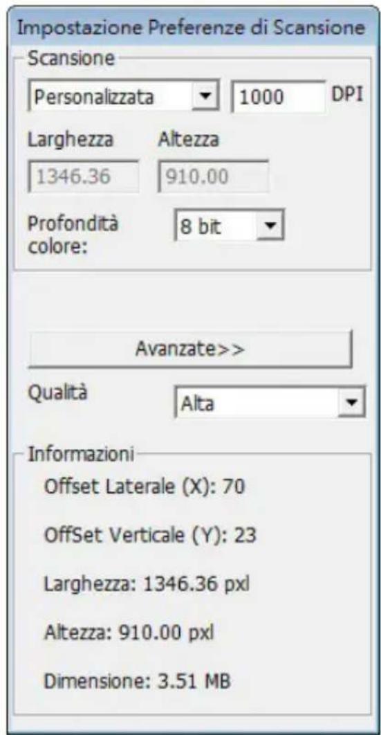 Reflecta ProScan 10T - Area di impostazione scansione [fistre mobili] - 1
