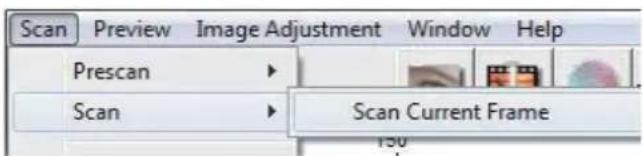 Reflecta ProScan 10T - Commandes du menu - scanner - 1