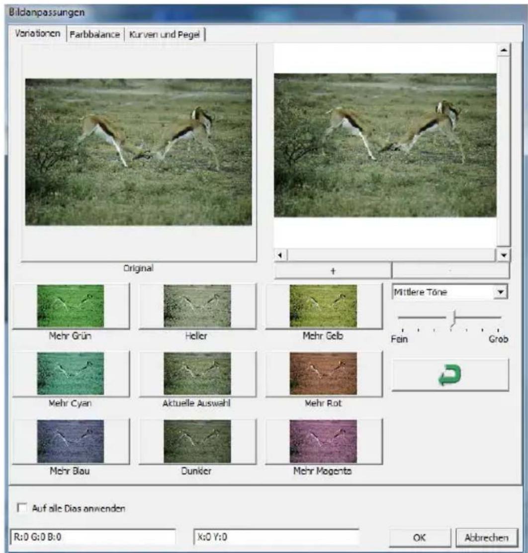 Reflecta ProScan 10T - Menübefehle - Bildanpassung - 2