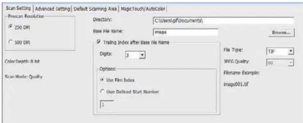 Reflecta ProScan 10T - STEP 5 - Set Scan Preferences - 2