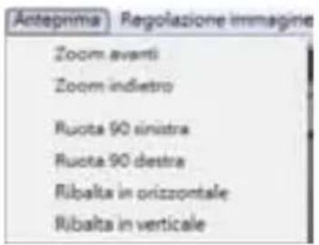 Reflecta ProScan 10T - Comandi del menu - Anteprima - 1